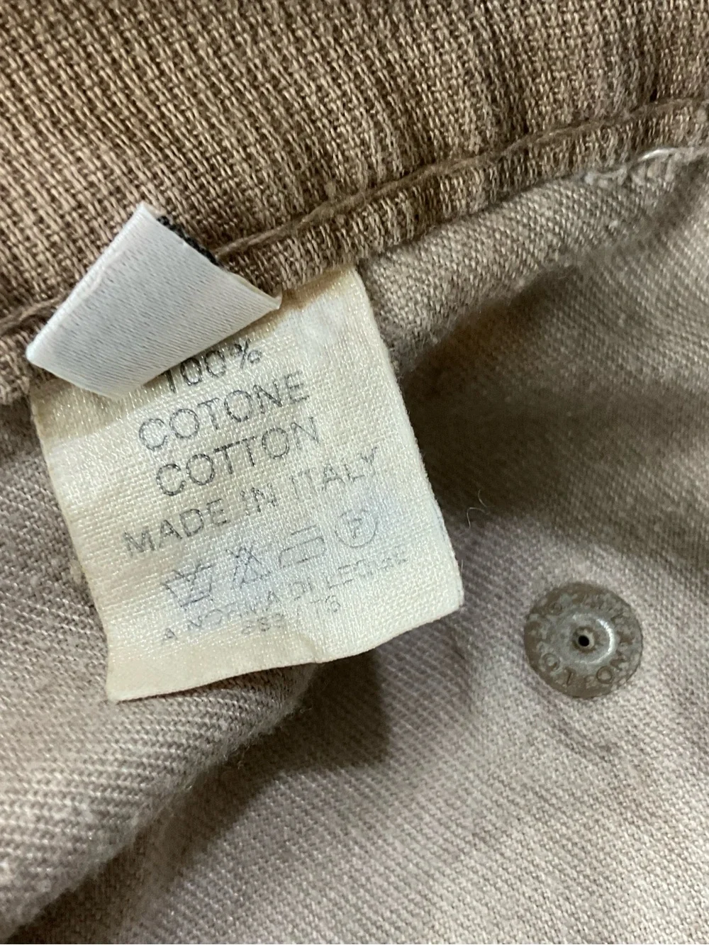 Gucci Vintage Men’s Straight Khaki Jeans Size 54